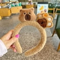 thumbnail image 5 of Capybaras Anime Hair Claw Headpiece for Party, Stage, Birthday, Face Wash, Hair Bands, Stage Headwear, Photo Props Hair Clasps, 5 of 5