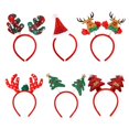 thumbnail image 3 of Hair Accessories Childrens Hair Band Christmas Party Not Easily Deformed 6Pcs, 3 of 4
