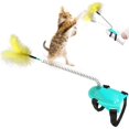 thumbnail image 1 of Juguete Para Gatos, Varita De Plumas Artificiales, Palo De Teaser Interactivo, Juguetes Divertidos Para Gatitos, Juguetes Para Jugar Con Los Pies, Juguete Para Mascotas, Suministros Para Gatos Yuarrent PT002493-01, 1 of 6
