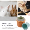 thumbnail image 4 of MesaSe Stacking Cup Toy Toys Taste Plastic Playes Bunny Cups for Rabbits Infant, 4 of 6