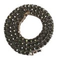 thumbnail image 5 of 1 fila de 60 cm, collar con adornos de cristal, diamantes de imitación, cadenas estilo hiphop, collares (negro), 5 of 5