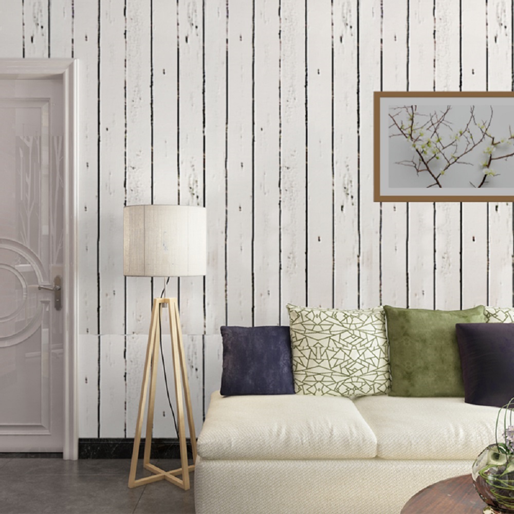 Wood Paper 17.5"x78.7" Vinyl Wallpaper Peel and Stick Self