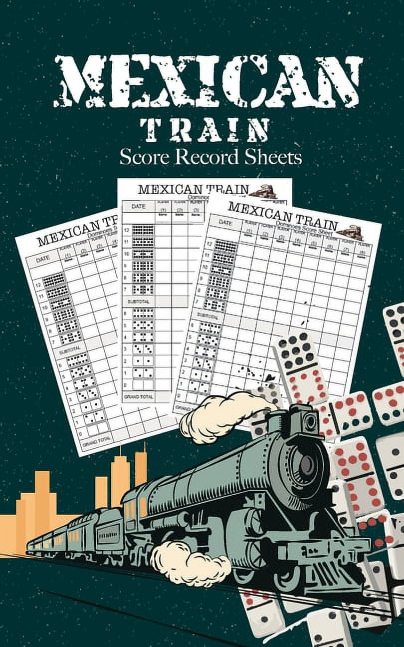 Feuille Score Jeux Carnet De Score Pour Dominos Train Mexicain - 50 Feuille Score Jeux Carnet De Score Pour Dominos Train Mexicain - 50