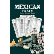 Mexican Train Score Record Sheets: Small size pads were great. Mexican Train Score Record Dominoes Scoring Game Record Level Keeper Book, size 5x8 inch, (Paperback)