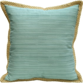 18 Shiny Solid Blue Turquoise Decorative Throw Pillow Walmart Com