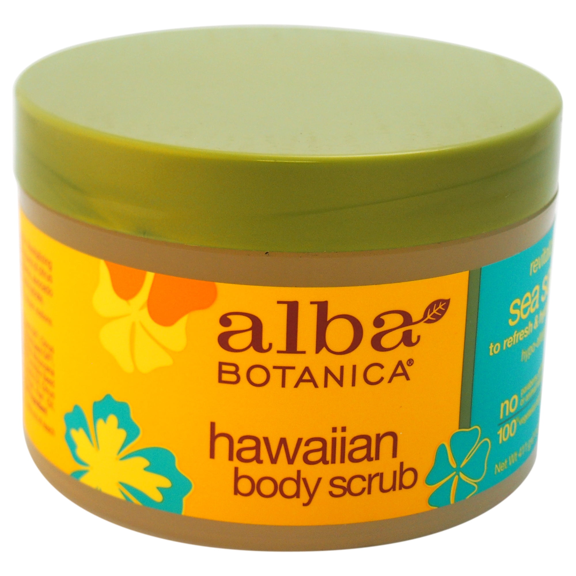 Hawaiian Sea Salt Body Scrub by Alba Botanica for Unisex 14.5 oz