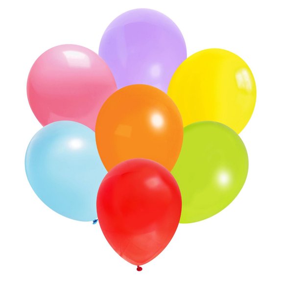 12"  Multicolor Latex Balloons, 72 Pieces, by Way To Celebrate