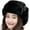 Black, variant on Unisex Bomber Hats with Ear Flaps Fisherman Hat Aviator Windproof Ski Cap Versatile Buckle Closure Ushanka Hat