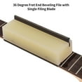 thumbnail image 4 of 36 and 90 Degree Fret End Beveling File 36° & 90° Luthier File Guitar Bass Fret End Dressing Fret Crowning End File Luthier Tools with Dual Filing Blade, 4 of 7