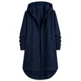 thumbnail image 7 of FchengtaiS Men's Long Trench Coat Long Sleeve Single Breasted Hooded Overcoat Fall Winter Warm Jakcets, 7 of 7