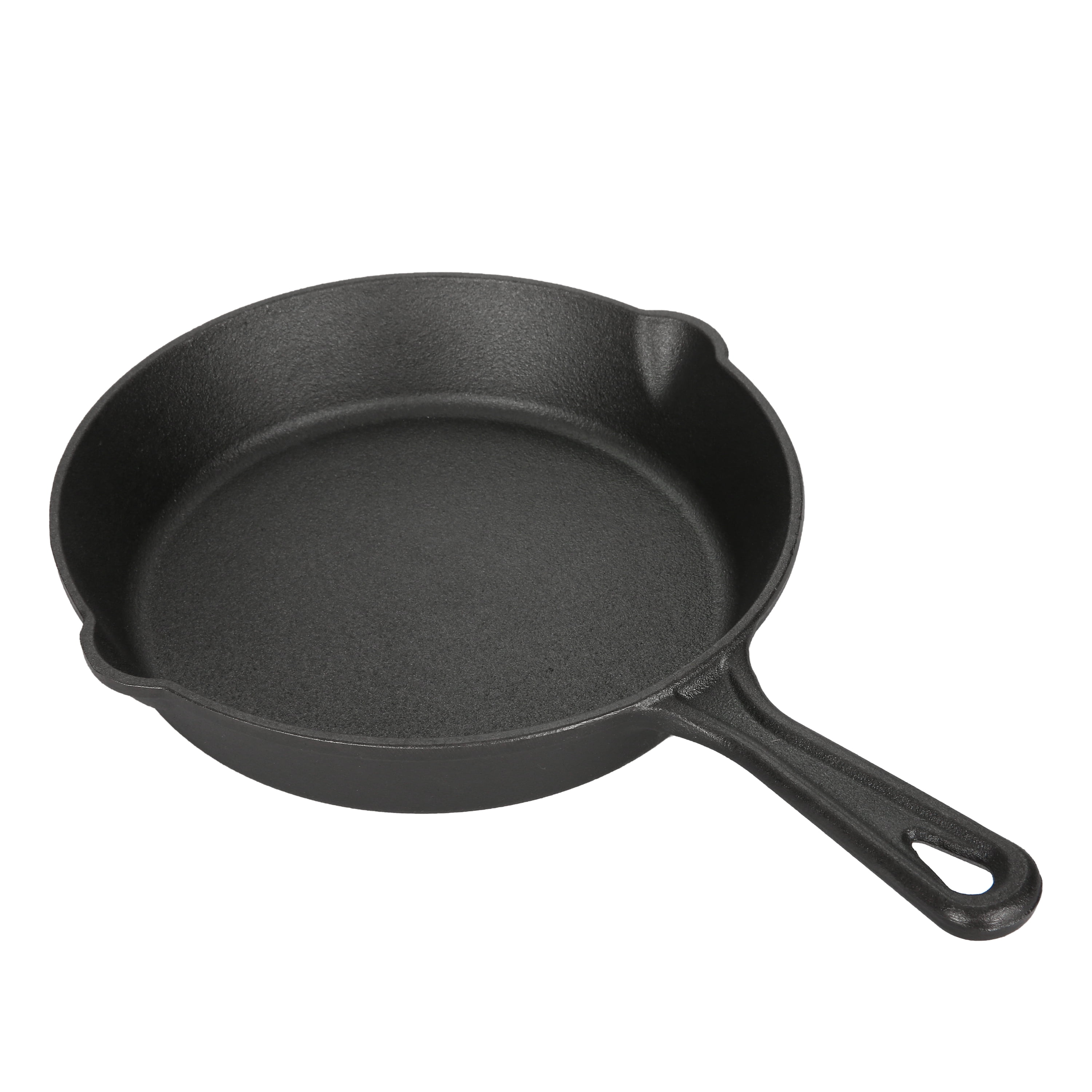 Ozark Trail 3 Piece Pre-Seasoned Cast Iron Skillet Set , 8" Skillet and Two 12" Locking Skillets