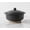 Black, variant on Swadeshi Blessings HandMade Exclusive Range Unglazed Clay Handi/Earthen Kadai/Mitti Bhagona/Terracotta Pot with Lid for Cooking & Serving, 2.5Liters (Natural Firing Shade & Mirror Shine) (Black)