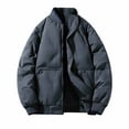 thumbnail image 2 of Abomasnow Women's Casual Quilted Puffer Jakcet Warm Thicken Bomber Jacket Winter Full Zip Long Sleeve Outerwear 2025, 2 of 4