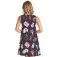 thumbnail image 2 of Bixox Robe Sans Manches pour Femmes avec Poches, Robe Décontractée Longueur Genou pour l'Été-3TG, 2 of 7