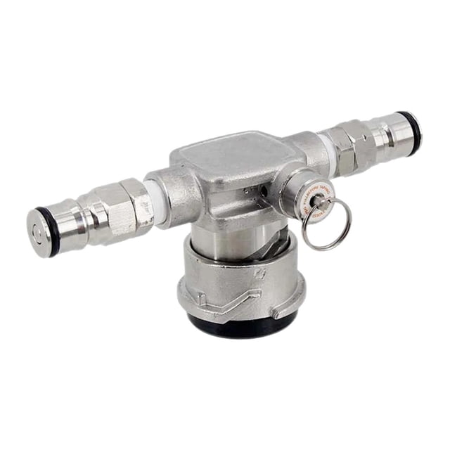 Dispensador de barril de acero inoxidable, acoplador de cerveza de perfil bajo, grifo ahorrador de espacio, cerveza casera Tipo S