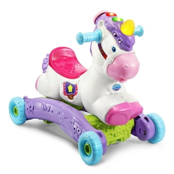 VTech Prance and Rock Learning Unicorn, Rocker to Rider Toy