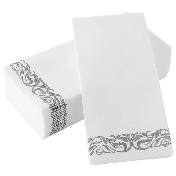 Rosarivae 25Pcs Disposable Napkins Tissues Hotel Napkins Foldable