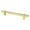 Modern Brushed Gold, variant on 160 mm Center to Center Radial Reign Cabinet Posts Pull, Modern Brushed Gold
