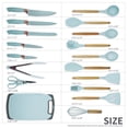 thumbnail image 3 of SuChun Kitchen Utensils Set Silicone Cooking Utensils Set Heat Kitchen Utensils 19 Pieces Kitchen Utensil Set Green, 3 of 7