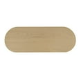 thumbnail image 6 of Jofran Auden Oval Mid-Century Modern Fluted Pedestal Base Sofa Console Table, 6 of 10