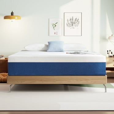 Queen Mattress, GELBIY 10" Medium Gel Memory Foam Mattress in a Box for Adult, Pressure Relief