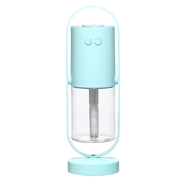 CAIROYAR Humidificador USB con luz de proyección giratoria de 360 grados, minihumidificador portátil silencioso con aroma a niebla O1
