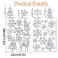 thumbnail image 2 of Pegatinas de pared Atrapasueños Pegatinas de ventana Pegatinas de vidrio de colisión colorida Decoración del hogar Escaparate Copo de nieve Ciervo Navidad Pegatinas de ventana Pegatina de ventana, 2 of 4