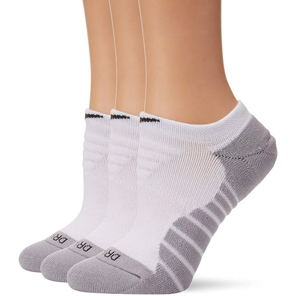 Nike SX5571-100 : Dry Cushion No-Show Training Socks