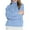 Light Blue, variant on Lenpel Women's Turtleneck Oversized Sweaters Casual Long Sleeve Chunky Cable Knit Sweater Tops Loose Pullover Sweaters(Light Blue,X-Large)