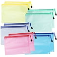 thumbnail image 4 of 10Pcs Zipper File Bag Mesh A5 Document Pouch Prote, 4 of 12