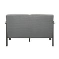 thumbnail image 4 of OakvillePark Acme Fabric Upholstered Living Room Loveseat, Gray, 4 of 6