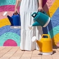 thumbnail image 4 of Bloem Deluxe Earthly Yellow 2.5 gal Plastic Watering Can, 4 of 6