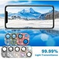 thumbnail image 5 of Funda protectora de lente de cámara con purpurina y diamante para iPhone 15 14 Plus 13 Pro Max 12 Mini 11, accesorio de protección para teléfono para mujer, 5 of 5