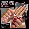 thumbnail image 2 of Puntas de uñas Luckyfairy almendra extracortas 240 piezas gel mate, 2 of 9