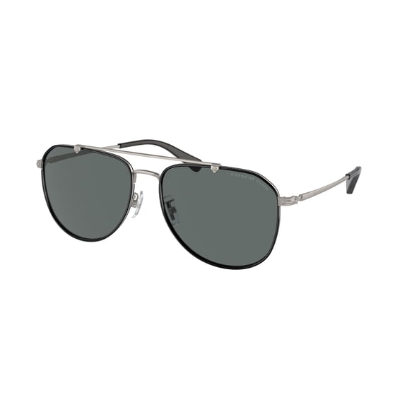 Sunglasses Coach HC 7164 936881 Cr626 Satin Gunmetal / Black G