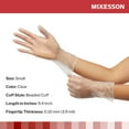 thumbnail image 2 of McKesson Confiderm Disposable Vinyl Exam Glove Standard Cuff Length SMALL 14-164 1000 per Case, 2 of 8