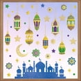 thumbnail image 6 of Jiibva Eid Mubarak Wall Stickers Star Moon Lantern Ramadan Decals Wall Decals Muslim Islamic Window Sticker Decorations DIY Wall Art Stickers for Home Bathroom, 6 of 7