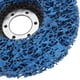 thumbnail image 2 of Amoladora removedora de óxido de pintura de rueda abrasiva de disco de tira de polietileno de 4 pulgadas (azul), 2 of 6
