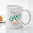 thumbnail image 3 of CafePress - Take A Pitcher It Will Last Long - 11 oz Ceramic Mug - Novelty Coffee Tea Cup, 3 of 4
