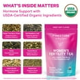 thumbnail image 2 of Pink Stork Fertility Tea, Sweet Mint, Hormone Balance, Cycle Support, 15 Count, 2 of 9