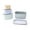 Sunny Meadow, variant on Nested Wheat Fiber Food Storset - 8-piece Containers With Lids Stackablewave & Freezer Safe Garden Oasis