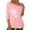 Pink, variant on Vedolay Long Sleeve Tops for Women Long Sleeve V-Neck Fall Tops Loose Beach Blouses Black,S