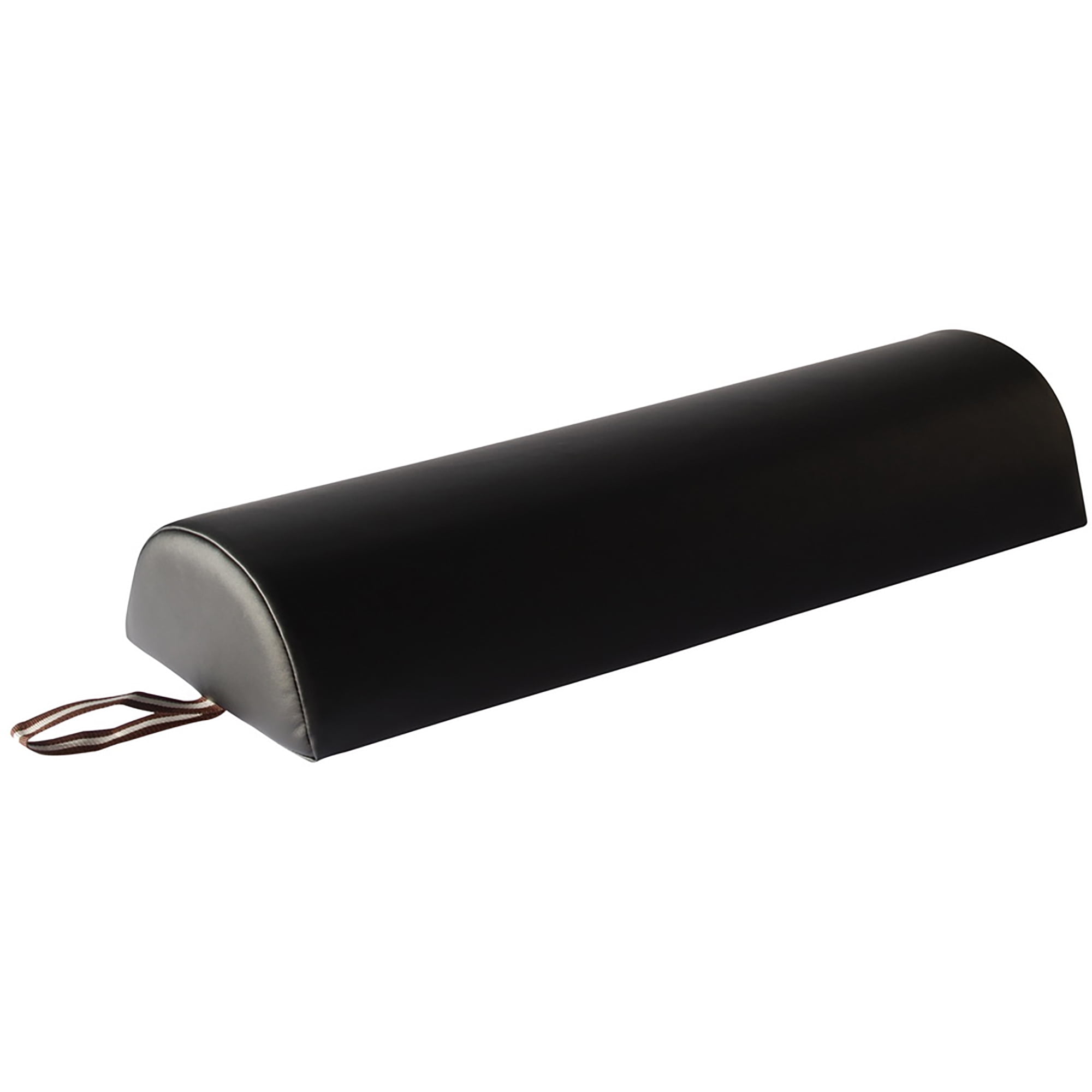 Master Massage 6" Half Round Bolster Black