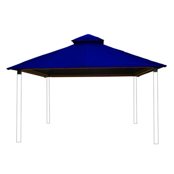 ACACIA AGOK12- CLASSIC ROYAL 12 sq. ft. Gazebo Roof Framing & Mounting Kit with Classic Royal Outdura Canopy