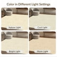 thumbnail image 7 of ODIKA Beige Vintage Grey Panel Traditional Retro Border Motifs Neutral for Dining Room, Under Table, Home Office, Non-Slip Chair-Friendly, 7 of 7