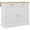 White, variant on HOMCOM Kitchen Island with Drop Leaf Kitchen Cart with Storage Dark Grey