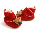 thumbnail image 6 of Infant Baby Slippers, Girls Boys Booties, Warm Baby Socks Shoes, Newborn Crib Shoes, Christmas Baby Footwear Prewalkers, 6 of 7