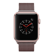 Apple Watch Series 2 - 38mm, WiFi - Rose Gold with Brown Milanese Loop - Scratch & Dent