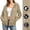A14 Khaki, variant on Xdegoge Womens Windproof Hooded Lightweight Jacket Zip Up Athletic Raincoat Classic Casual Loose Fit Sporty Outerwear Shirts Tops
