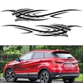 thumbnail image 2 of 2×94.4IN Flame Graphics Car Body Side Stickers Flame Racing Sports Stripe Decal, 2 of 9